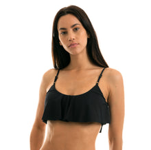 Carregar imagem no visualizador da galeria, Gallery: Rio De Sol Soutien Top Leopardo Black Babado
