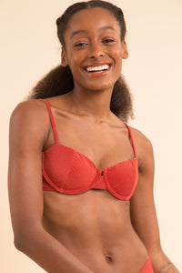 Image 09: Rio De Sol Soutien Top Malibu-Chili Balconet
