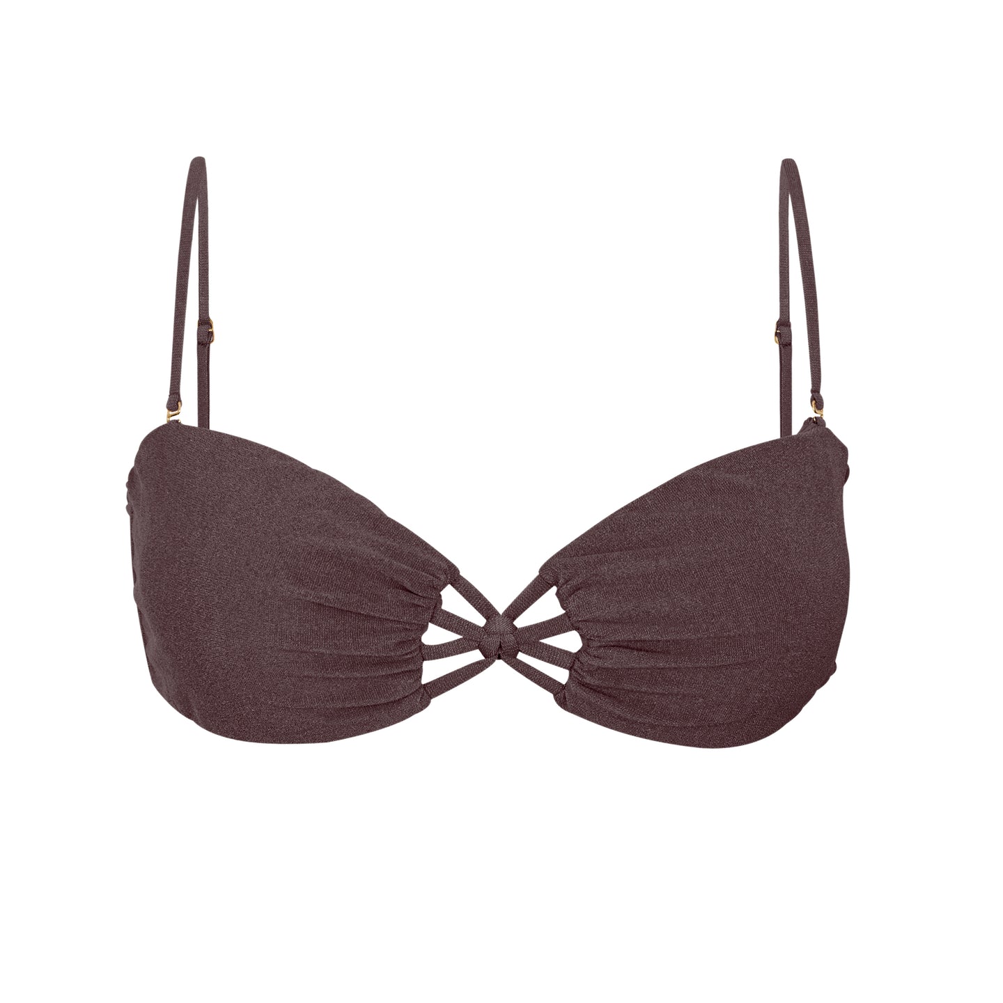 Product Front: Rio De Sol Soutien Top Malibu-Ebano Bandeau-Iris