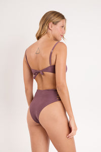 Model Back: Rio De Sol Soutien Top Malibu-Ebano Bandeau-Iris