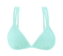 Carregar imagem no visualizador da galeria, Product Front: Rio De Sol Soutien Top Malibu-Menta Tri-Duo
