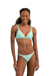 Model Front: Rio De Sol Soutien Top Malibu-Menta Tri-Duo