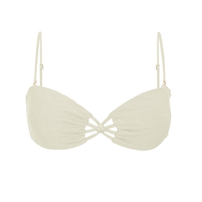 Product Front: Rio De Sol Soutien Top Malibu-Natural Bandeau-Iris