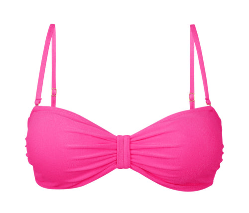 Product Front: Rio De Sol Soutien Top Malibu-Rosa Bandeau-Duo