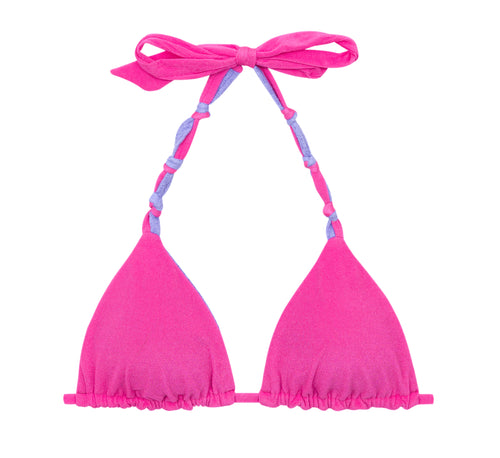 Product Front: Rio De Sol Soutien Top Malibu-Rosa Tri-Rev