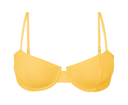 Product Front: Rio De Sol Soutien Top Malibu-Yellow Balconet