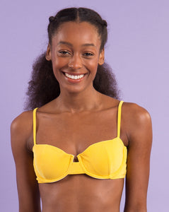 Image 09: Rio De Sol Soutien Top Malibu-Yellow Balconet