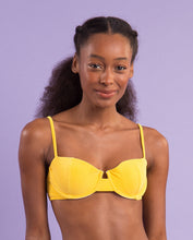Carregar imagem no visualizador da galeria, Image 10: Rio De Sol Soutien Top Malibu-Yellow Balconet
