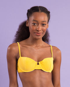 Image 10: Rio De Sol Soutien Top Malibu-Yellow Balconet