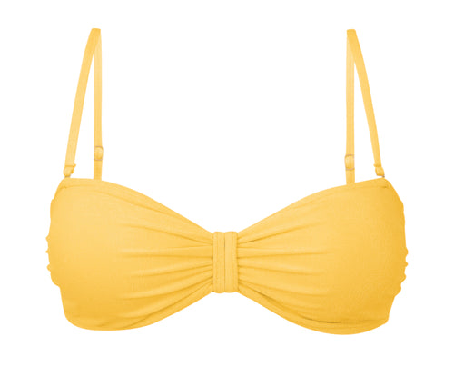 Product Front: Rio De Sol Soutien Top Malibu-Yellow Bandeau-Duo