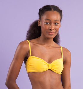 Image 09: Rio De Sol Soutien Top Malibu-Yellow Bandeau-Duo