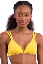 Carregar imagem no visualizador da galeria, Gallery: Rio De Sol Soutien Top Malibu-Yellow Tri-Duo
