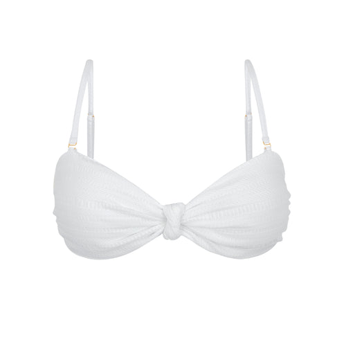 Product Front: Rio De Sol Soutien Top Memphis-White Bandeau-Joy