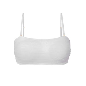 Product Front: Rio De Sol Soutien Top Memphis-White Bandeau-Reto