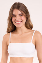 Carregar imagem no visualizador da galeria, Gallery: Rio De Sol Soutien Top Memphis-White Bandeau-Reto
