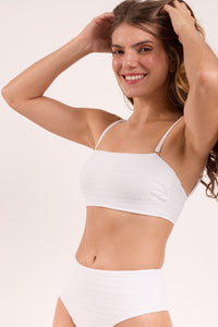 Image 08: Rio De Sol Soutien Top Memphis-White Bandeau-Reto