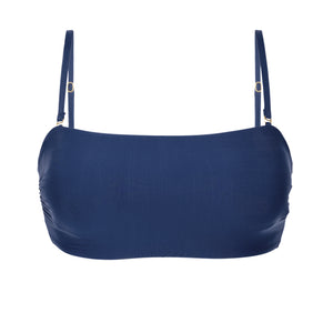 Product Front: Rio De Sol Soutien Top Navy Bandeau-Reto