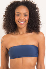 Carregar imagem no visualizador da galeria, Gallery: Rio De Sol Soutien Top Navy Bandeau-Reto
