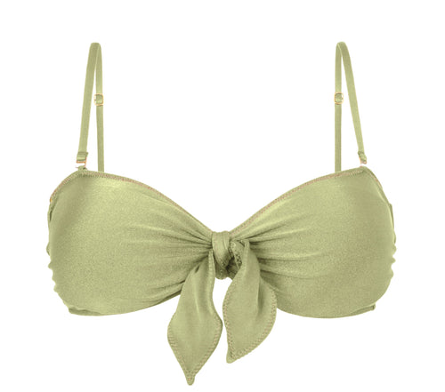 Product Front: Rio De Sol Soutien Top Oliva Bandeau-No
