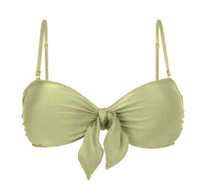 Product Front: Rio De Sol Soutien Top Oliva Bandeau-No