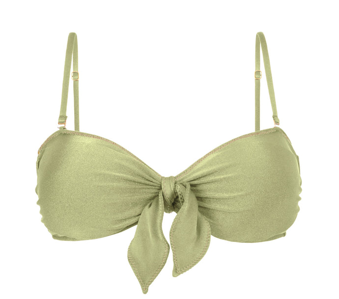 Product Front: Rio De Sol Soutien Top Oliva Bandeau-No