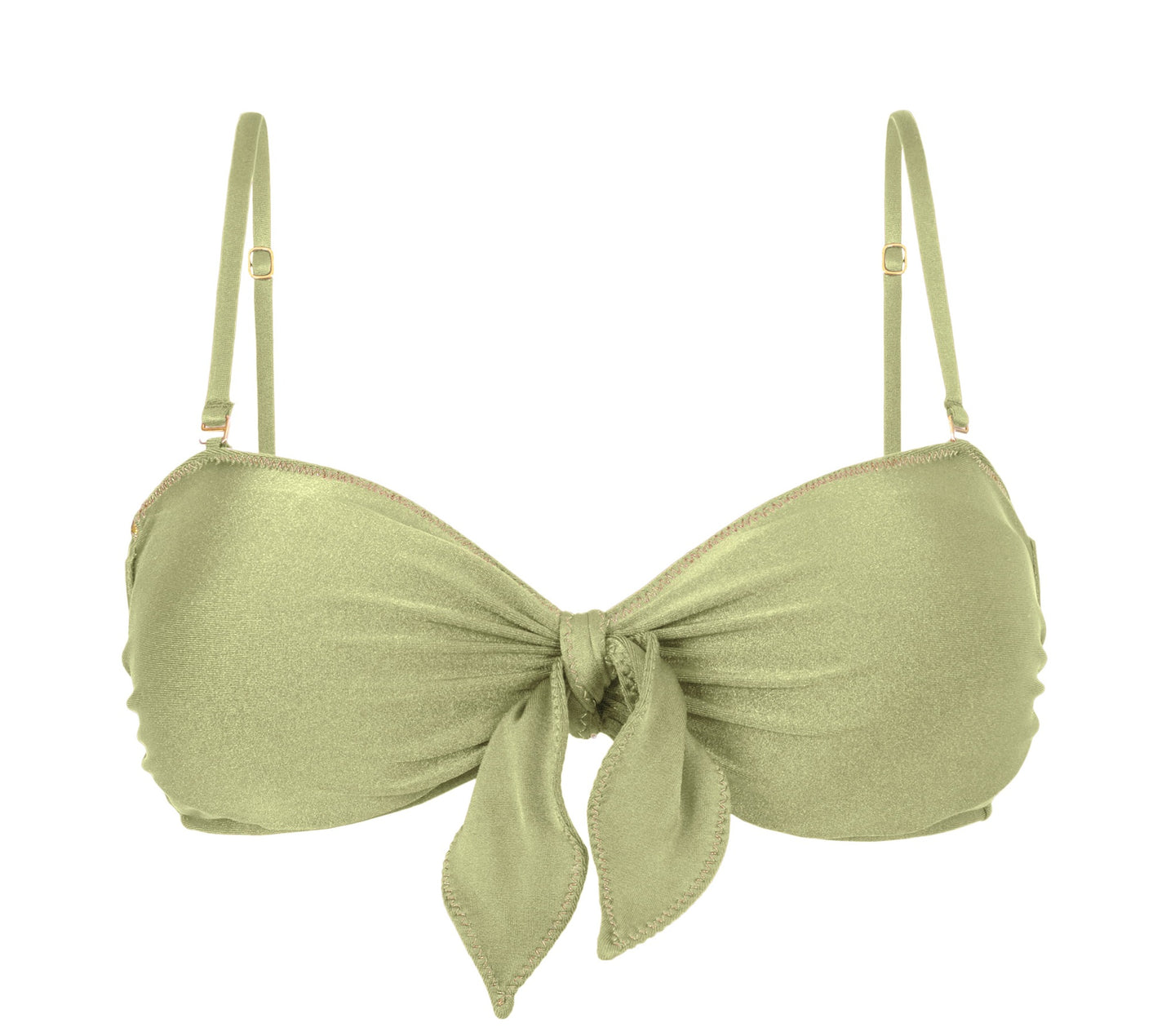 Product Front: Rio De Sol Soutien Top Oliva Bandeau-No