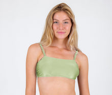 Carregar imagem no visualizador da galeria, Gallery: Rio De Sol Soutien Top Oliva Bandeau-Reto
