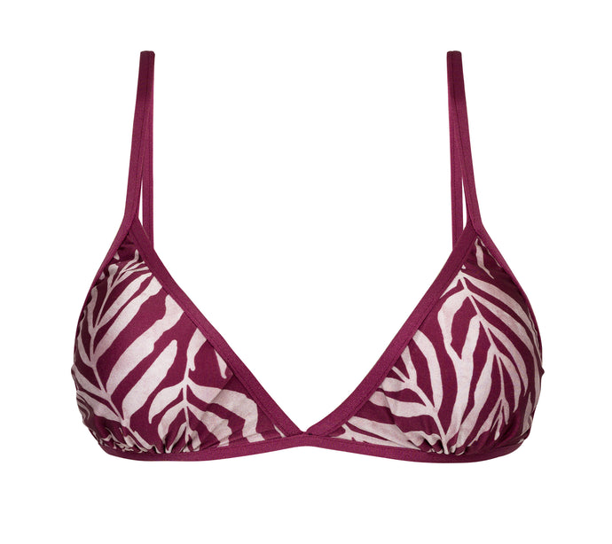 Product Front: Rio De Sol Soutien Top Palms-Vine Tri-Fixo