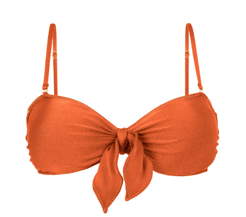 Product Front: Rio De Sol Soutien Top Paprica Bandeau-No