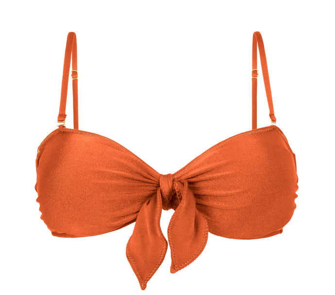 Product Front: Rio De Sol Soutien Top Paprica Bandeau-No