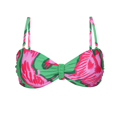 Product Front: Rio De Sol Soutien Top Parrots Bandeau-Crispy