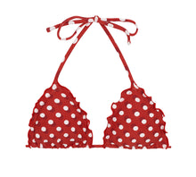 Carregar imagem no visualizador da galeria, Product Front: Rio De Sol Soutien Top Poa Red Frufru
