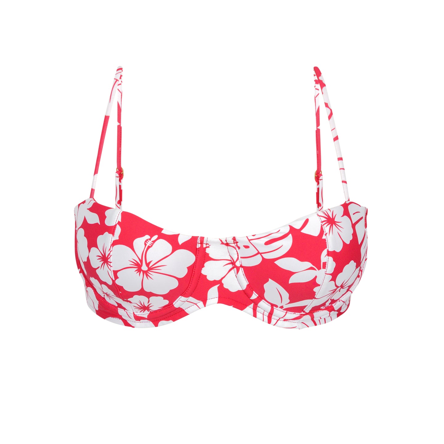 Product Front: Rio De Sol Soutien Top Pua-Hibiscus Coral