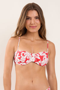 Gallery: Rio De Sol Soutien Top Pua-Hibiscus Coral