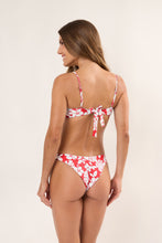 Carregar imagem no visualizador da galeria, Model Back: Rio De Sol Soutien Top Pua-Hibiscus Coral
