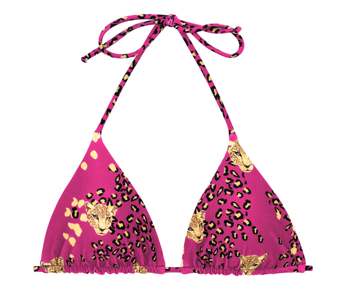 Product Front: Rio De Sol Soutien Top Roar-Pink Tri-Inv
