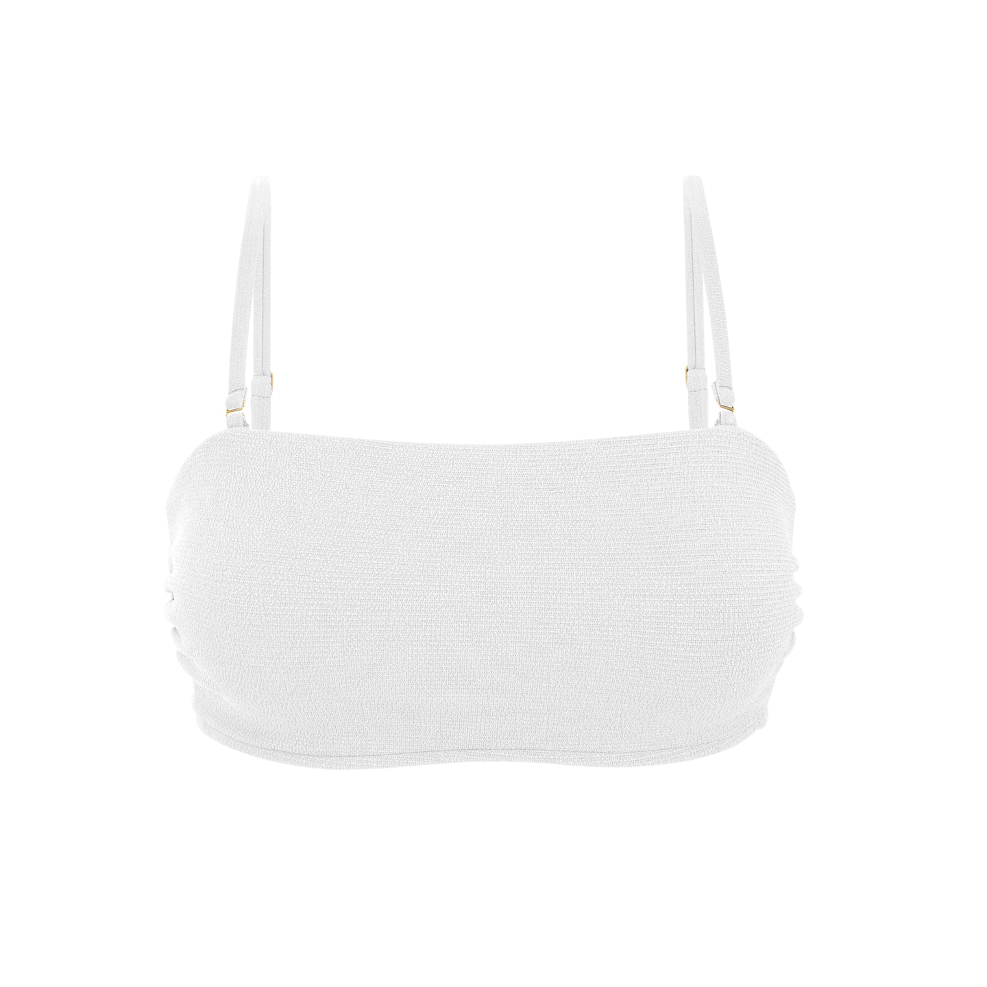 Product Front: Rio De Sol Soutien Top Sand-White Bandeau-Reto