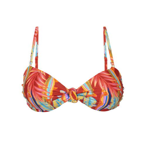 Product Front: Rio De Sol Soutien Top Sea-Bloom Bandeau-Joy