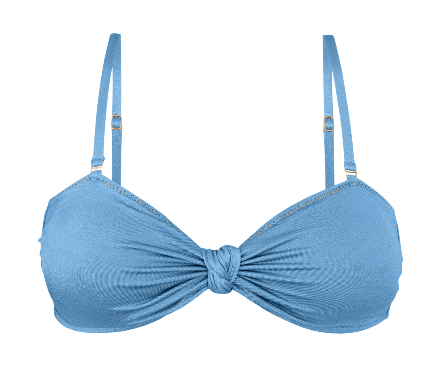 Product Front: Rio De Sol Soutien Top Shimmer-Baltic-Sea Bandeau-Joy