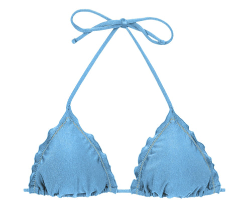 Product Front: Rio De Sol Soutien Top Shimmer-Baltic-Sea Frufru
