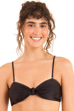 Carregar imagem no visualizador da galeria, Gallery: Rio De Sol Soutien Top Shimmer-Black Bandeau-Joy
