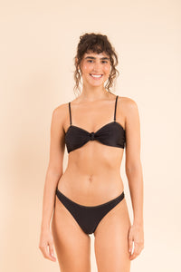 Image 12: Rio De Sol Soutien Top Shimmer-Black Bandeau-Joy