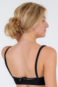 Image 06: Rio De Sol Soutien Top Shimmer-Black Bandeau-Reto