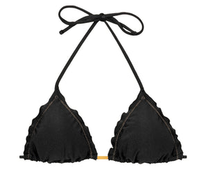 Product Front: Rio De Sol Soutien Top Shimmer-Black Frufru