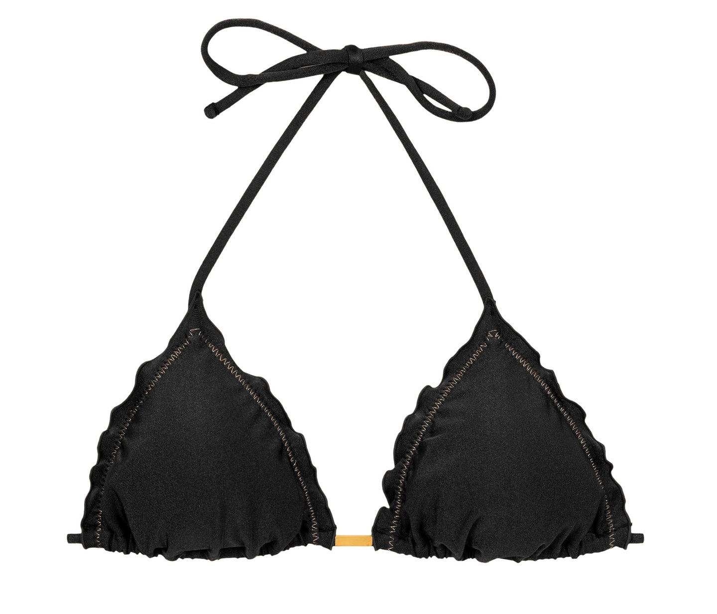 Product Front: Rio De Sol Soutien Top Shimmer-Black Frufru