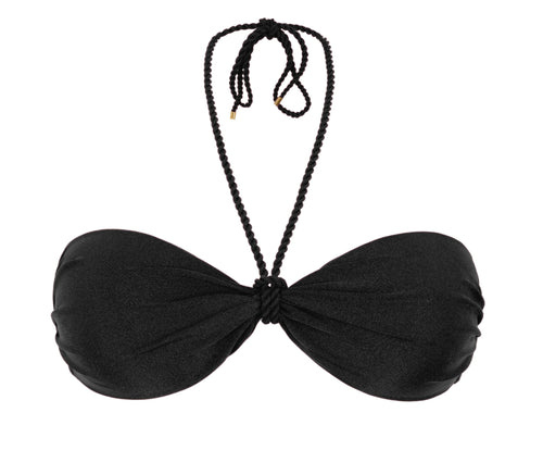 Product Front: Rio De Sol Soutien Top Shimmer-Black Twist