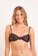 Carregar imagem no visualizador da galeria, Gallery: Rio De Sol Soutien Top Shimmer-Coffee Bandeau-Joy
