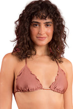 Carregar imagem no visualizador da galeria, Gallery: Rio De Sol Soutien Top Shimmer-Copper Frufru
