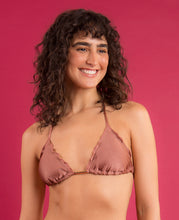 Carregar imagem no visualizador da galeria, Image 09: Rio De Sol Soutien Top Shimmer-Copper Frufru
