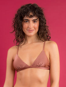 Image 09: Rio De Sol Soutien Top Shimmer-Copper Tri-Fixo